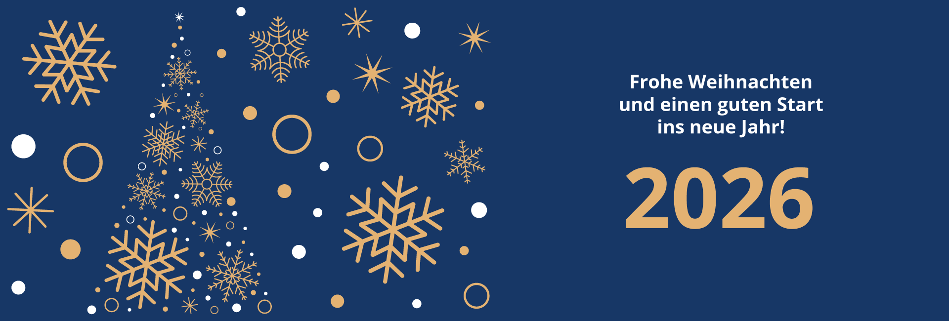 Frohe Festtage und alles Gute für 2026